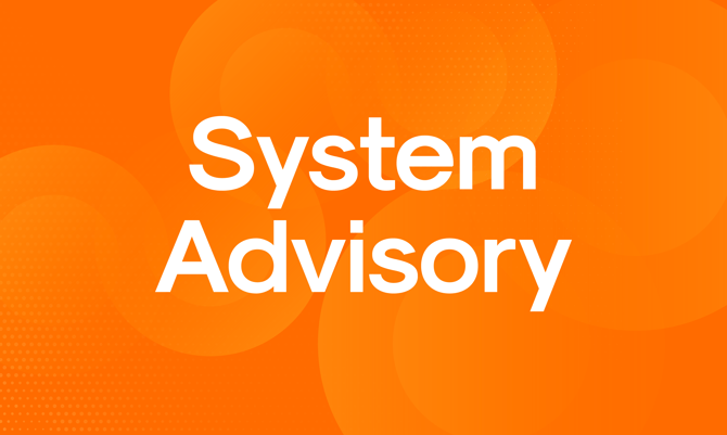 15 RUSH Advisory Banner - System_ Routine Advisory