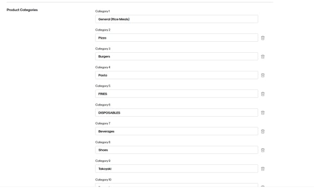 Adding a new product category on the CMS