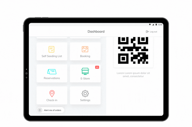 Merchant app interface showing the setup for configuring store operating hours