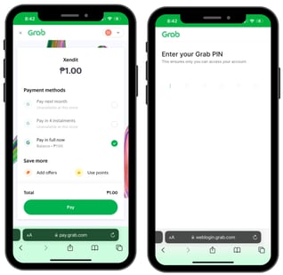 confirming-grabpay-payment
