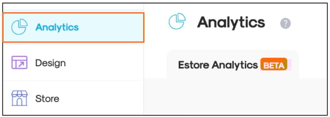 A screenshot from the CMS showing the Analytics module.