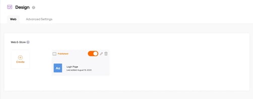 RUSH CMS for loyalty merchants, featuring the Design module for dictating the branding and look of your rewards platforms.