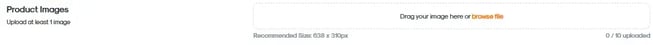 RUSH CMS Products module, where when you create a new product, you can set anywhere from 1 to 10 images for it.